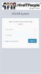 Mobile Screenshot of hireitpeople.net
