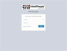 Tablet Screenshot of hireitpeople.net