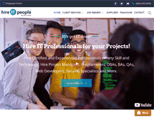 Tablet Screenshot of hireitpeople.com